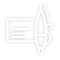 Check and pen icon